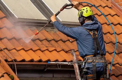 Démoussage et hydrofuge de toiture à la Petite-Fosse